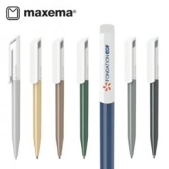 [막세마] 리싸이클 징크 화이트클립 볼펜- Made in Italy