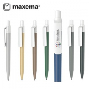 [막세마] 리싸이클 닷 화이트클립 볼펜- Made in Italy