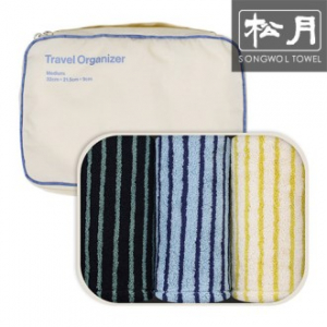 에이와이오 파우치 +송월 스트라이프솔리드44 3p