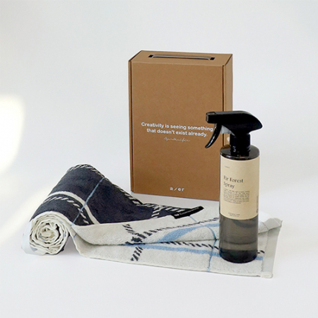 레스쁘리 고급 세트 H (체크타올 200g+포레스트 스프레이 500ml) #2