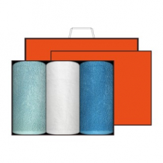 송월타월 항균 프리미엄무지170g 3매 선물세트+쇼핑백 답례품