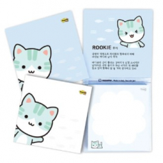 [3M] 캐릭터 포스트잇(수첩형)-라이원패밀리(50매)