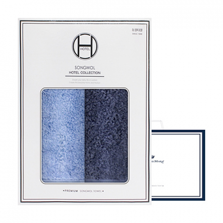 송월타월 항균 180g코마사40수 2매 선물세트+쇼핑백 답례품 #2