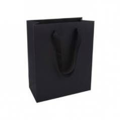 아베오 종이쇼핑백 최고급시리즈 블랙 특6호 220x110x270