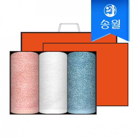 송월타월 180g코마사40수 3매 선물세트+쇼핑백 답례품 #2