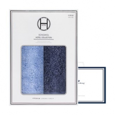 송월타월 180g코마사40수 2매 선물세트+쇼핑백 답례품