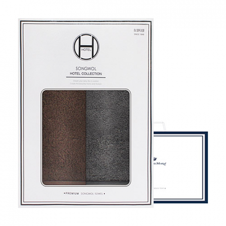 송월타월 헤비무지 2매 선물세트+쇼핑백 답례품 #2