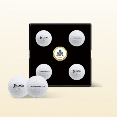 던롭 스릭슨 트라이스피드 4구 볼마커세트 골프공 #2