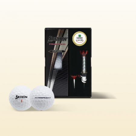 던롭 스릭슨 트라이스피드 3구 볼마커자석티 세트 골프공 #2
