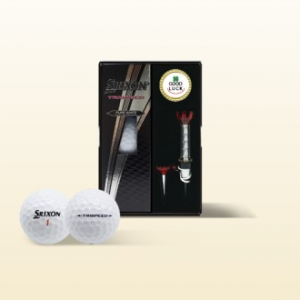 던롭 스릭슨 트라이스피드 3구 볼마커자석티 세트 골프공