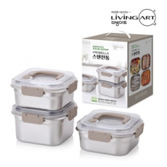 리빙아트 프로벨라 스텐찬통 3종세트