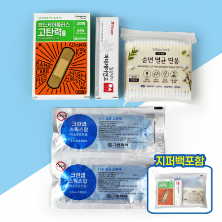 동국제약 고탄력밴드 + 마데케어연고 + 순면 멸균면봉 + 스틱스왑 2개 #2