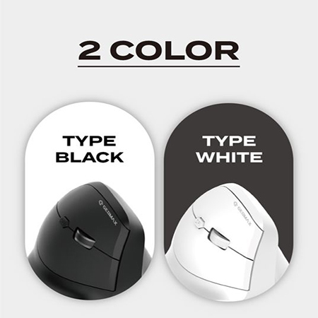 지오맥스 GEOMAX 멀티페어링 무선 블루투스 겸용 무소음버티컬마우스 #5