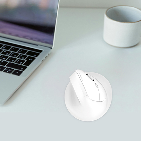 지오맥스 GEOMAX 멀티페어링 무선 블루투스 겸용 무소음버티컬마우스 #2