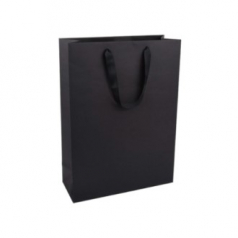 아베오 종이쇼핑백 최고급시리즈 블랙 2호 310x120x430