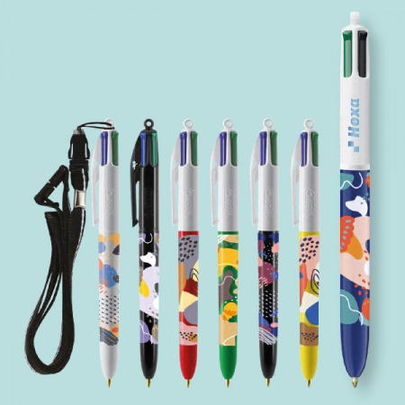 프랑스 BIC® 4 Colours® 클래식 360도 칼라인쇄 볼펜 #3