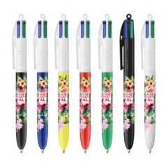 프랑스 BIC® 4 Colours® 클래식 360도 칼라인쇄 볼펜