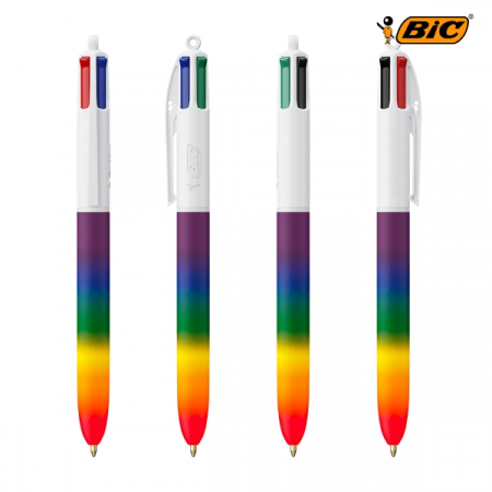 프랑스 볼펜 BIC® 4 Colours® 레인보우 #3