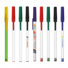 BIC® Round 리사이클 플라스틱 360도 인쇄 볼펜