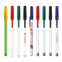 BIC® Round 리사이클 플라스틱 360도 인쇄 볼펜