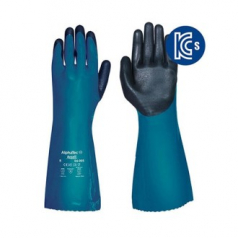 [KCS인증]내화학 장갑 정전기방지 38cm