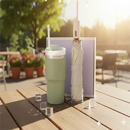 터치식 자동 암악 양우산 텀블러 콤보 세트 #2