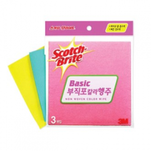 [3M]부직포 칼라행주(3매)