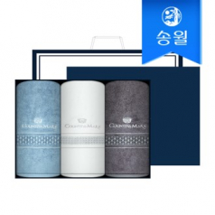 송월타월 카운테스마라 더블다이아 3매 선물세트(CM상하+쇼핑백) 답례품