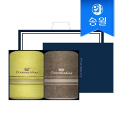 송월타월 카운테스마라 센치 2매 선물세트(CM상하+쇼핑백) 답례품