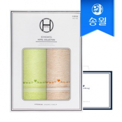 송월타월 스윗하트 하니 2매 선물세트+쇼핑백 답례품