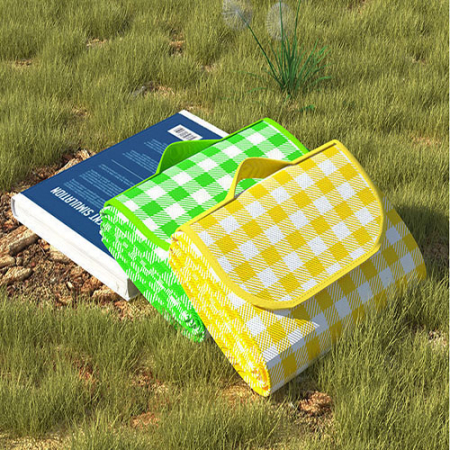 체크 접이식 피크닉 매트 돗자리 #2