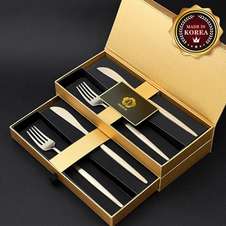 한결 방짜유기 커트러리 2종세트 (2인용) #2