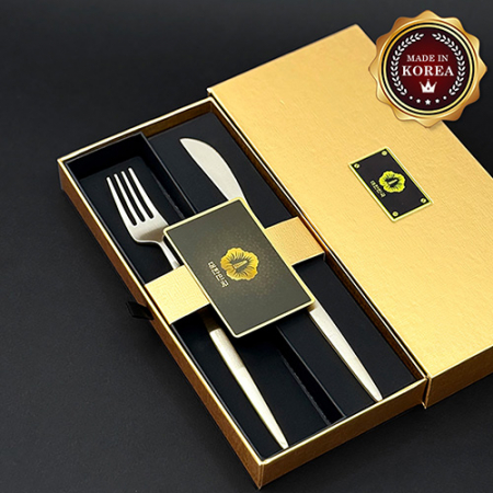 한결 방짜유기 커트러리 2종세트 (1인용) #2