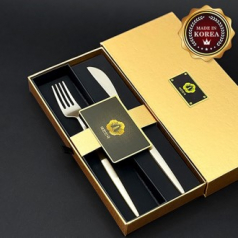 한결 방짜유기 커트러리 2종세트 (1인용)