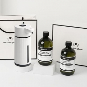 웰세스 WG-152G 주방세제2P+대용량 젤 자동디스펜서1P 선물세트