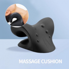 C형 거북목 경추마사지 스트레칭 쿠션