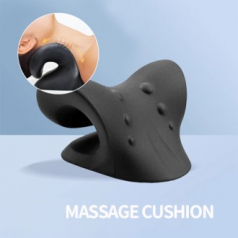 C형 거북목 경추마사지 스트레칭 쿠션