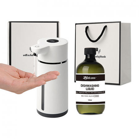 웰세스 WG-151G 대용량 젤 자동디스펜서1P+주방세제1P 선물세트 #3