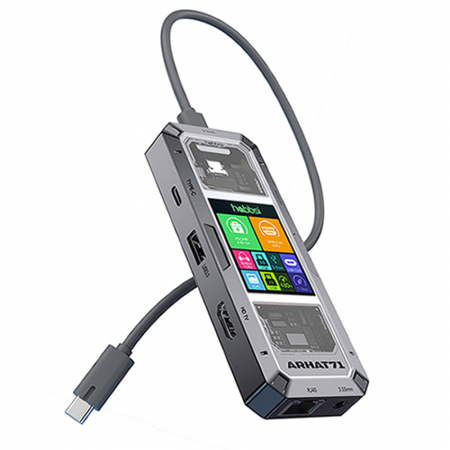 햅시 7in1 USB-C 스마트 디스플레이 도킹 스테이션 ARHAT71 #2