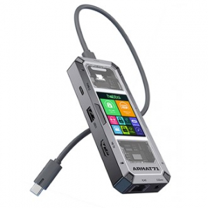 햅시 7in1 USB-C 스마트 디스플레이 도킹 스테이션 ARHAT71