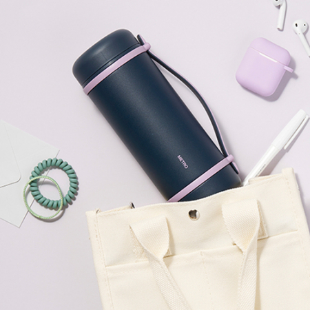 락앤락 메트로 퍼펙트씰 토트 텀블러 600ml LHC3402NVY #4