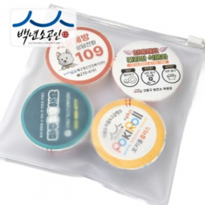 백년소공인 국산 포키롤플러스(4입파우치) 다용도 압축타올 행주