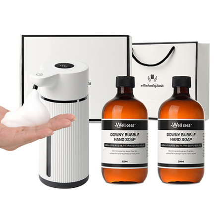 웰세스 WG-152B 대용량 버블 자동디스펜서1P+핸드워시2P 선물세트 #3