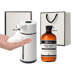 웰세스 WG-151B 대용량 버블 자동디스펜서1P+핸드워시1P 선물세트