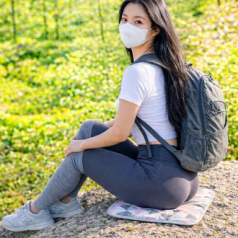 더해피 휴대용 접이식 등산방석-패턴