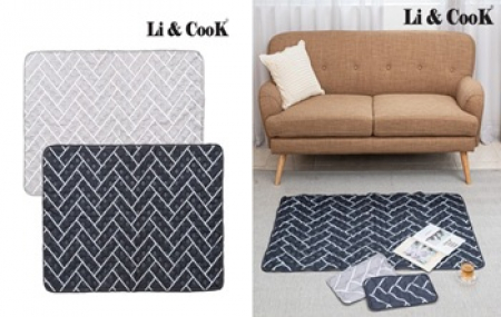 리앤쿡 헤링본 양면 쿨매트 더블 #2