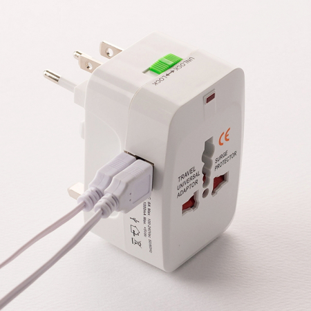 플라이토 해외 여행용  USB 2포트 멀티 아답터 #2