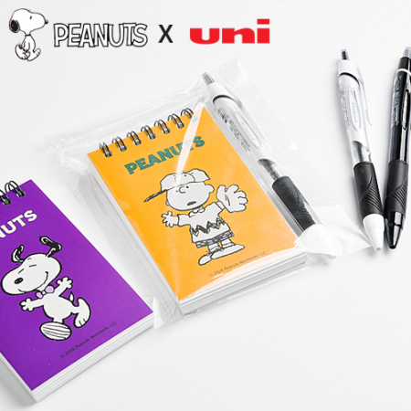 피너츠 상철수첩S+uni 제트스트림 150 볼펜세트 #3