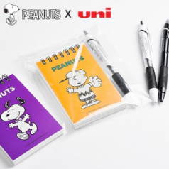 피너츠 상철수첩S+uni 제트스트림 150 볼펜세트