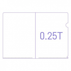 L홀더 칼라인쇄 주문제작 (두께 0.25T)